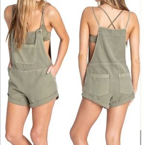 Billabong sage overalls